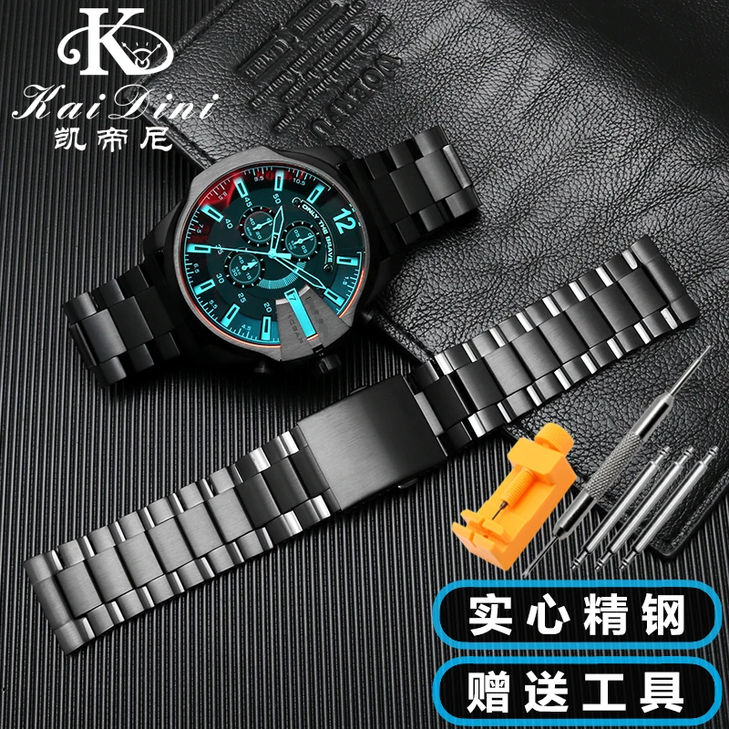 For Diesel DZ4318 steel strap DZ4323 DZ4283 DZ4309 high quality Stainless steel watchband men original style watch bracelet 26MM