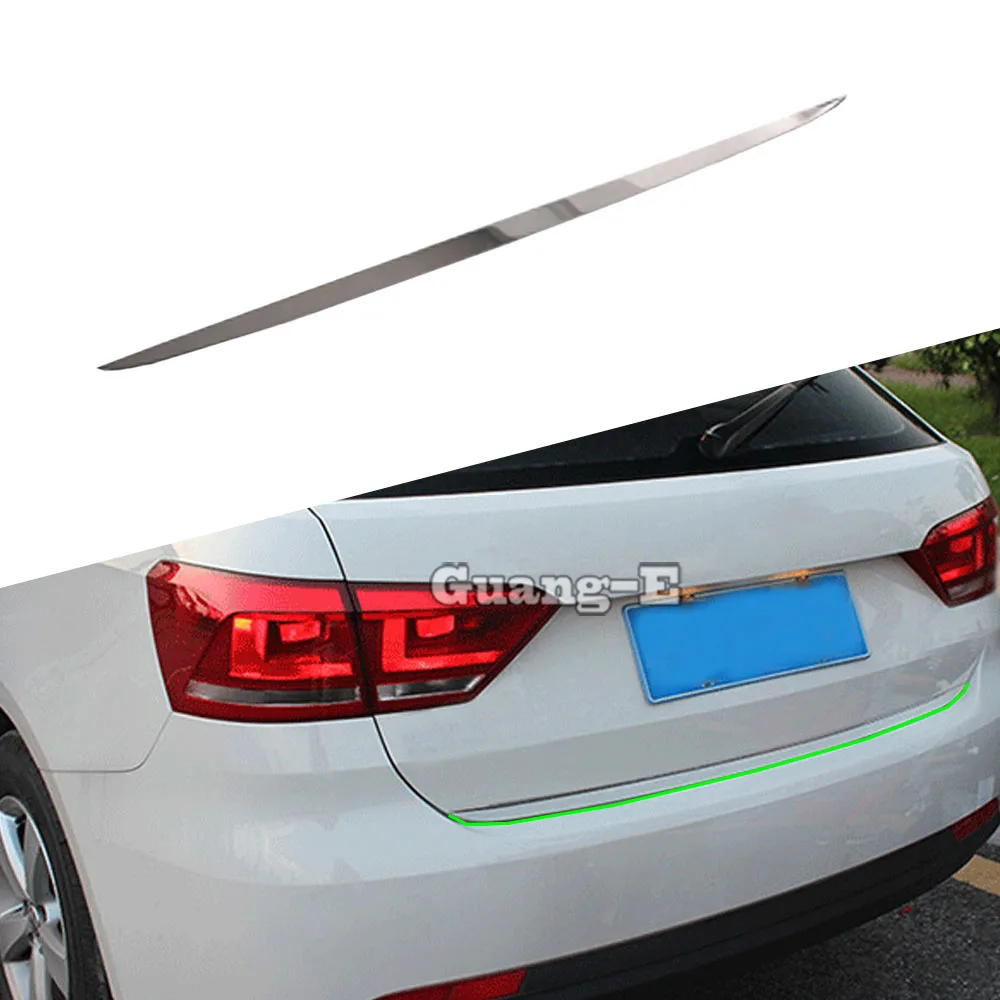 

For Suzuki S-cross Scross SX4 2014 2015 2016 2017 Car Cover Stickers Stainless Steel Rear Door Tailgate Trunk Lid Tail Gate Trim