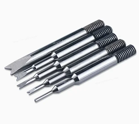 316L الفولاذ المقاوم للصدأ قطع الغيار نصائح دبابيس لأداة شريط الربيع بيرجون 6767-F ، 7767 1.0 مللي متر 0.8 مللي متر