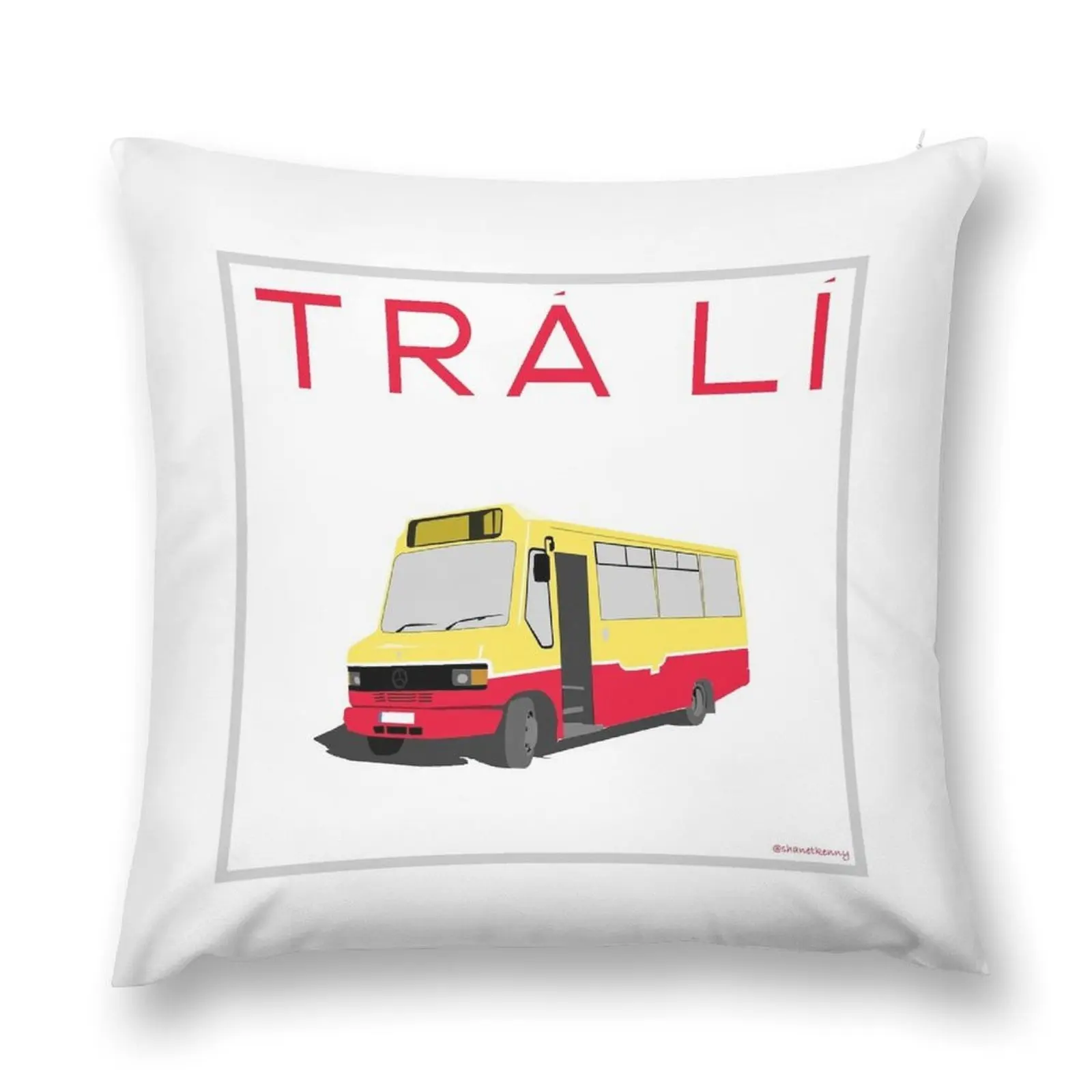 TRá Lí - Tralee Area Rapid Transport Throw Pillow christmas supplies Christmas Pillow pillow