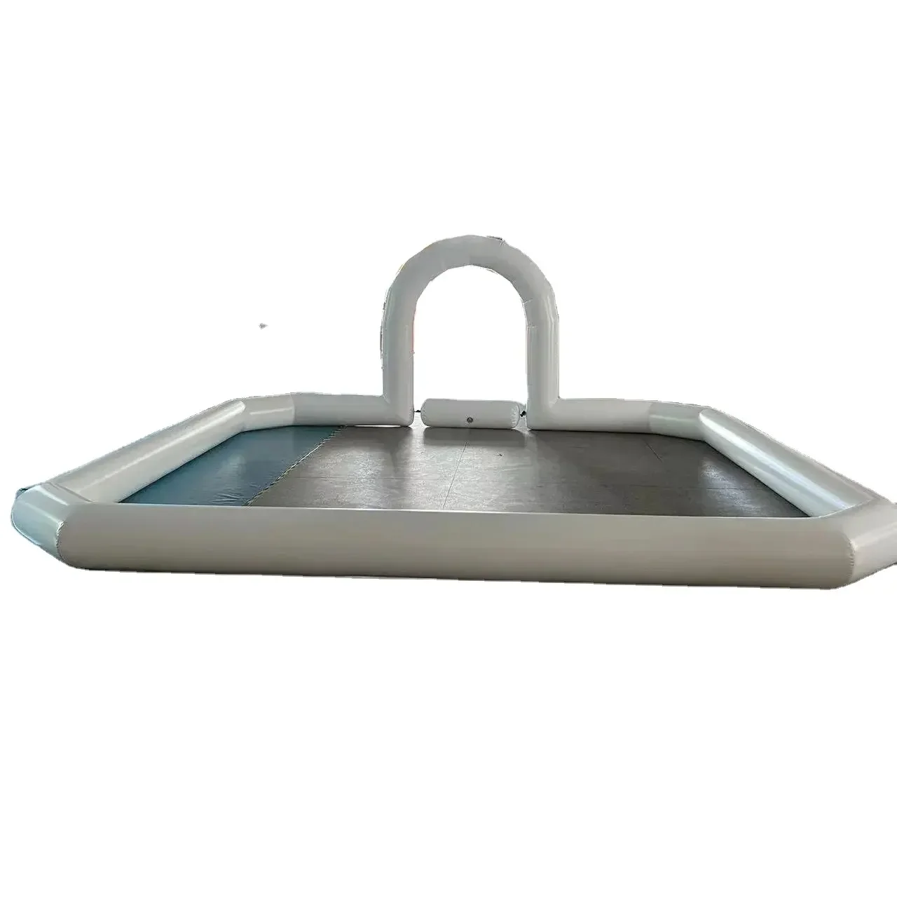 Arena inflável linda do carro do pára-choque do PVC branco e preto para festas infantis e eventos públicos