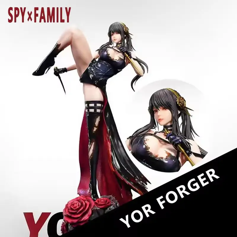 

New 37cm Spy X Family Figure Yor Anime Girl Pvc Action Figure Toy Anya Gk Game Statue Adult Collection Model Doll Gift