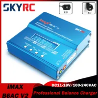 SKYRC IMAX B6AC V2 Professional Balance Battery Charger 6A 50W Discharger DC11-18V LiPo LiHV LiFe LiIon NiMH NiCd 100-240V AC