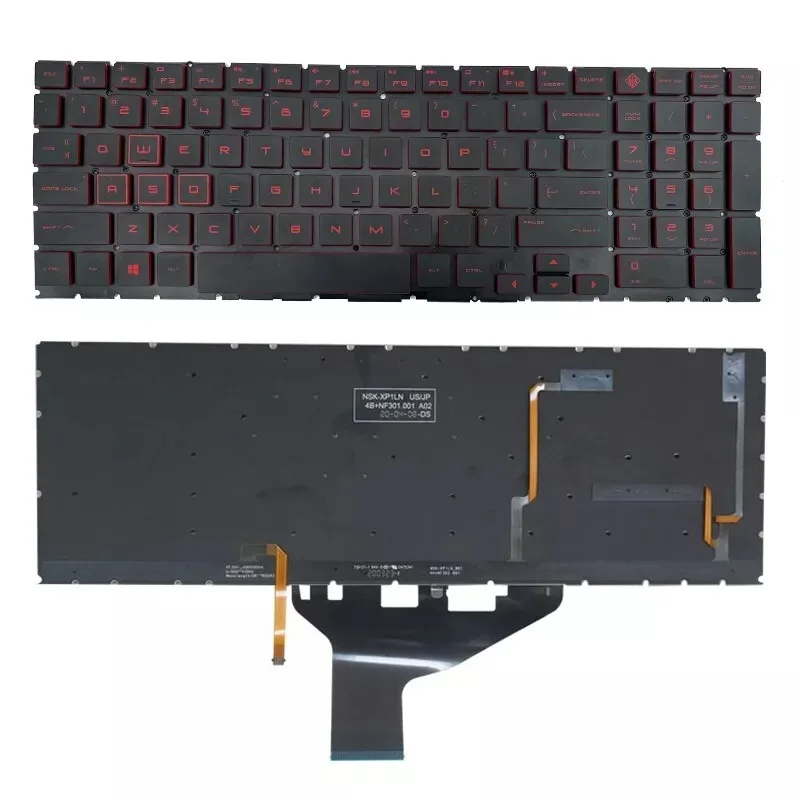 For HP OMEN 15-dc0000 15-dc2000 15-dc1000 15-dc000 dc0010nr US keyboard Backlit