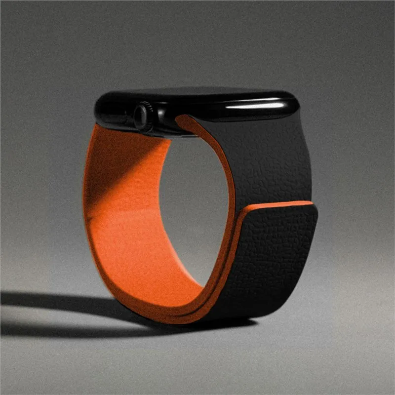 Armband für Apple Watch Bänder 40mm 44mm 46mm 45mm 49mm 41mm Magnetisches Silikon-Armband iWatch Series 10 SE 9 8 Ultra 2 3 11