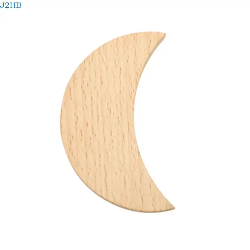 J2HB Door Drawer Wooden Handle Furniture Without Punching Paste- Single Hole Handle