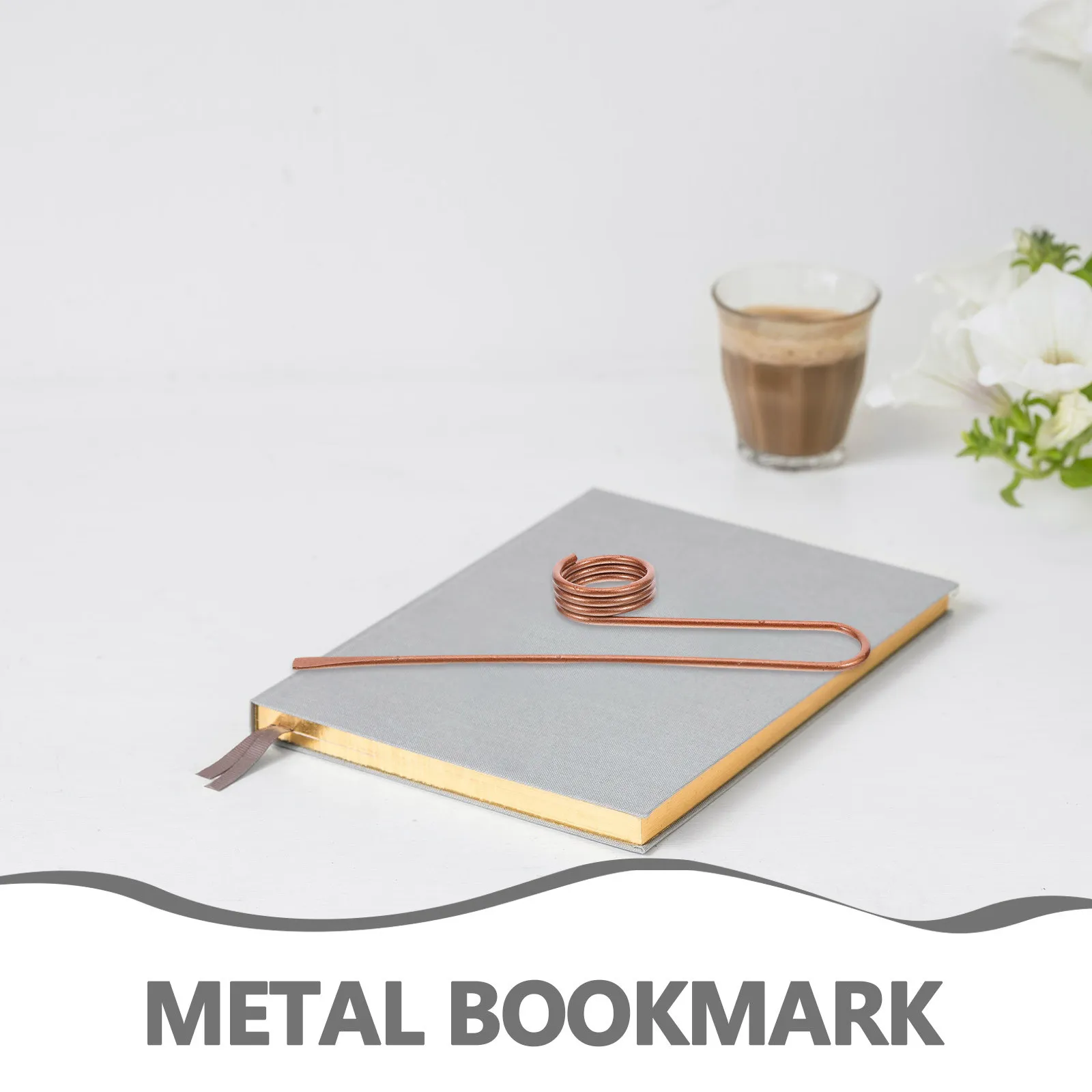 3Pcs Metal Bookmark Set Vintage Retro Book Marker Clip Small Office Clip Decorative Tiny Paperclips Metal Bookmarks for Book