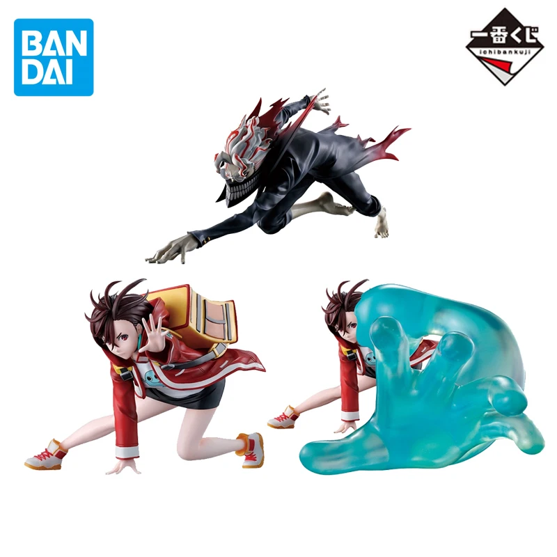 

BANDAI Original Ichiban KUJI DAN DA DAN Anime Figure Okarun Transformed Momo Action Figure Toys For Kids Birthday Gifts Model