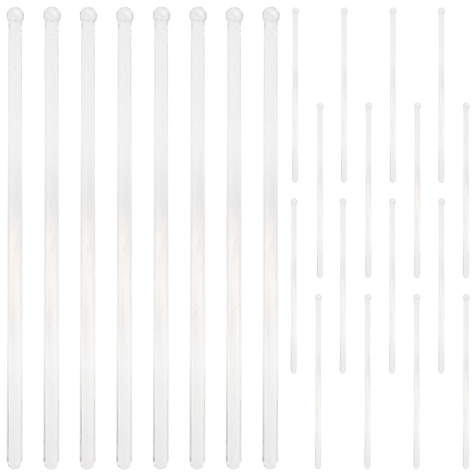 

100pcs Plastic Stirring Sticks Reusable Cocktail Drink Coffee Stir Bar Unique Mixing Rod Beverage Swizzle Juice