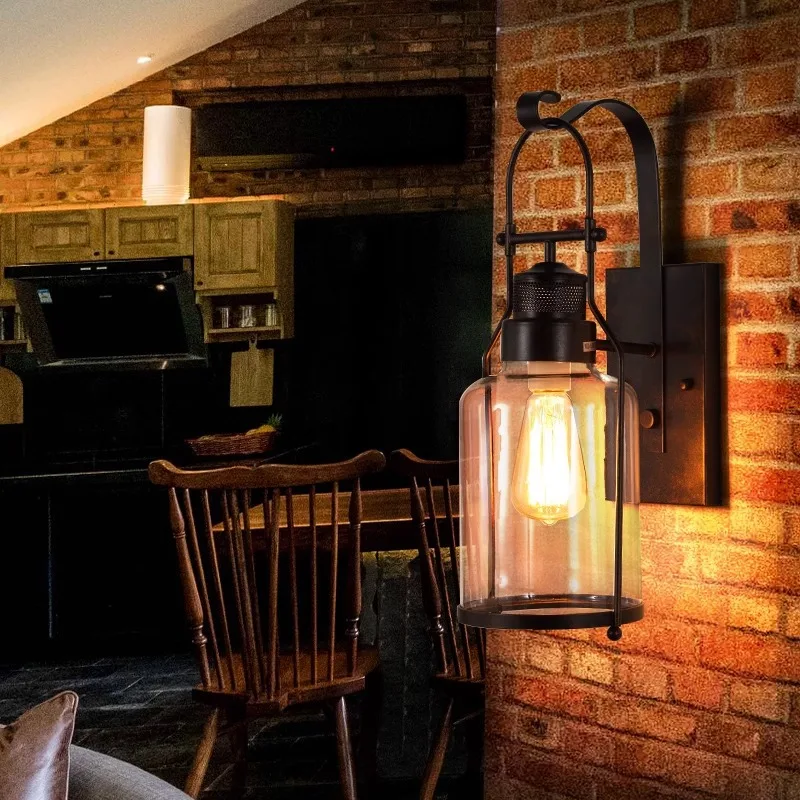Lamp Vintage Outdoor Light Sconce Wall Light Lamp Indoor Home  Fixture