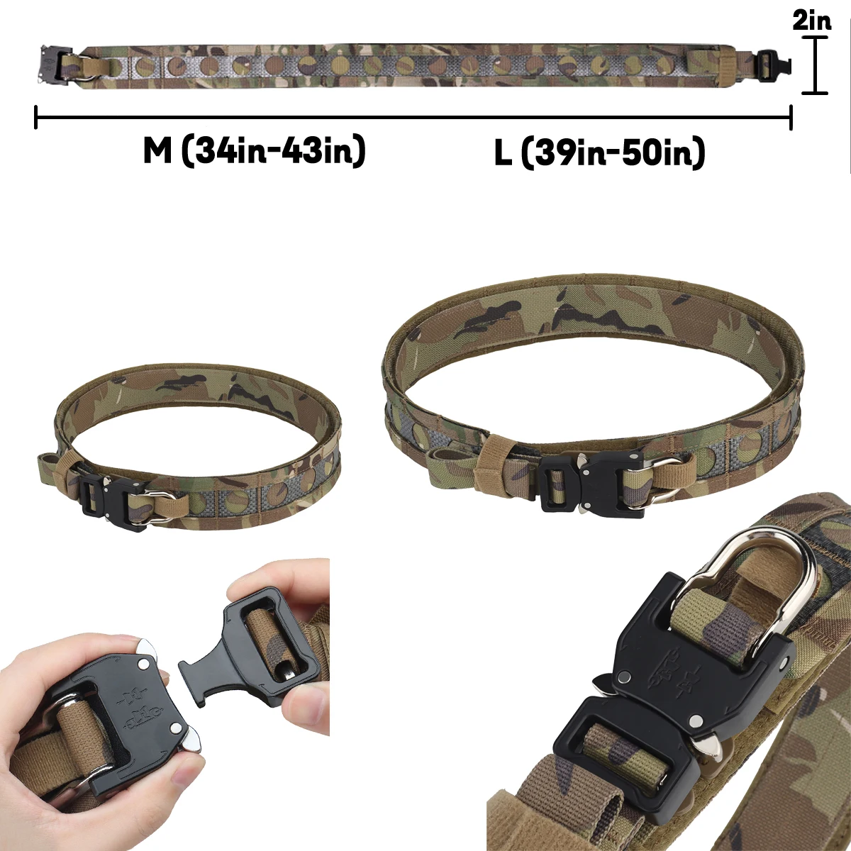 Tactical Battle Belt with Quick Holster & Fast 9mm+5.56 Double Magazine Bag & Medical Pouch & Dump Bag for Outdoor Airsoft Games