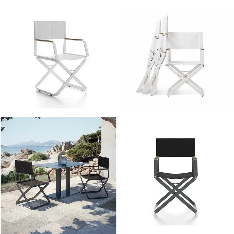 Luxury Modern Portable Folding Armchair Outdoor Camping Fishing Beach Garden Table and Chair Set