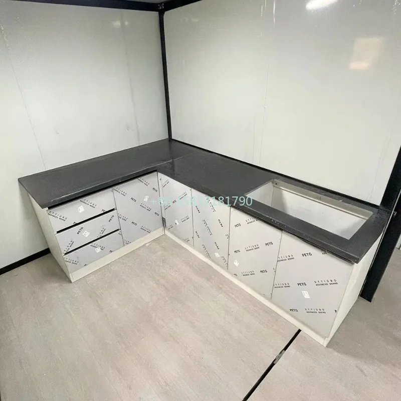 Waterproof 20Ft 40Ft Container House Expandable Prefabricated House Kitchen Prefab Granny Flat Mobile Tiny Home Casa Contenedor