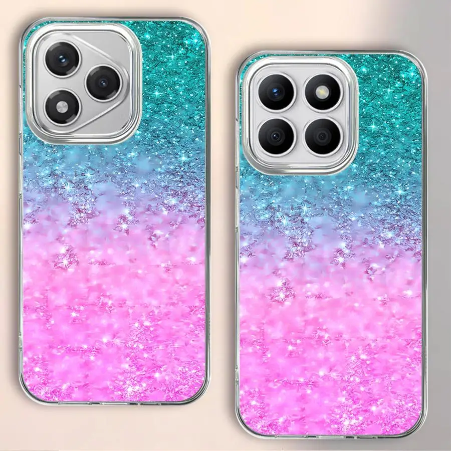 Мягкий чехол для телефона с художественным градиентом и рисунком оловянной бумаги для Honor X8b X9b X7b 200 Pro X9c X8c 400 Lite X9a X8a