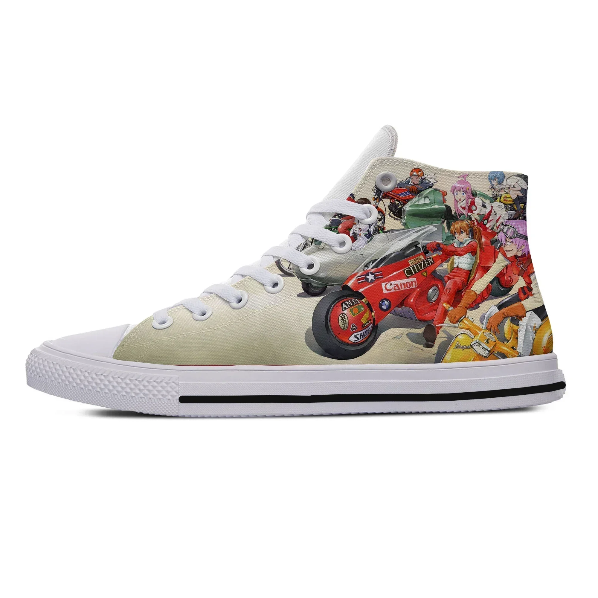Hot Cool Summer Fashion Woman Man Akira Breathable Sneakers Casual Board Shoes High Quality Hot High Top Classic Canvas Shoes