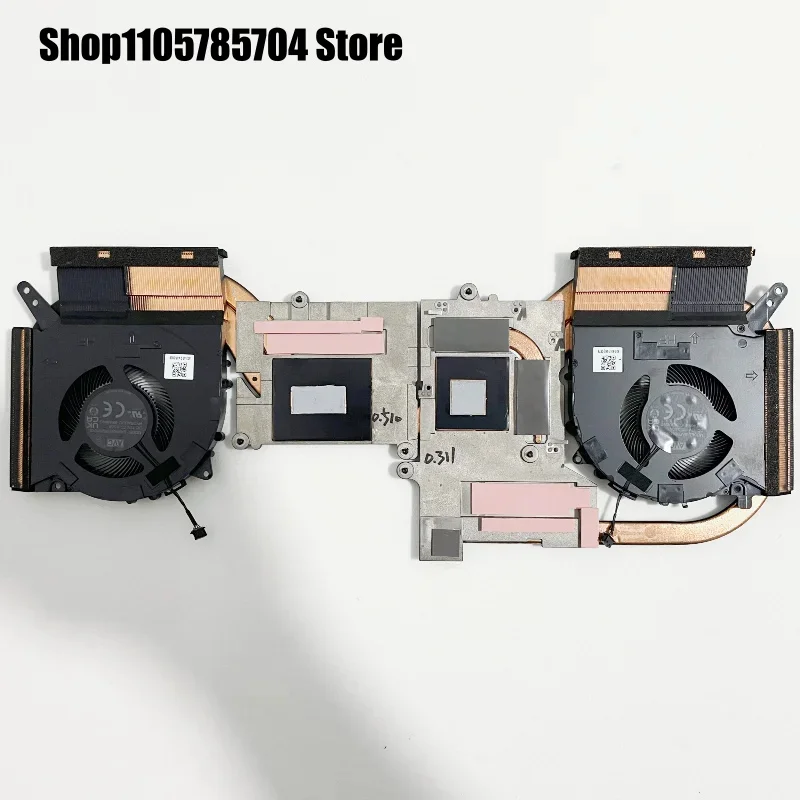 SS New Laptop CPU+GPU Radiator with fan set for Lenovo Rescuer Y7000 IRX9 23/24 models Cooler Fan Module 5H40S21150 21150
