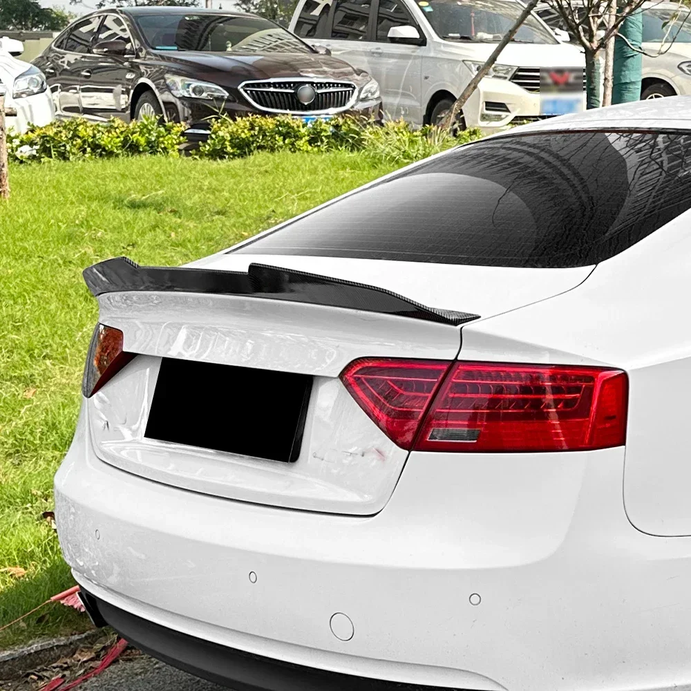 

Задний спойлер для Audi A5 8T Sportback 4-дверный 2007-2016, автомобильное заднее крыло, спойлер багажника, накладка на крышку, разветвитель для губ
