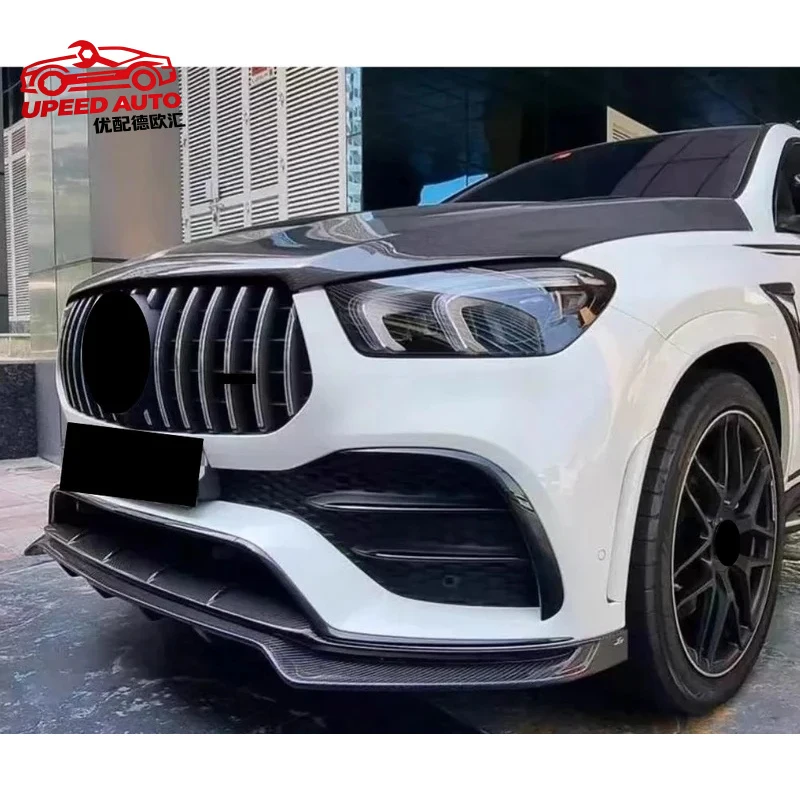 Suitable for Carbon fiber Body kit Mercedes Benz GLE350 GLE450 20-24 modified front shovel spoiler rear lip roof wing