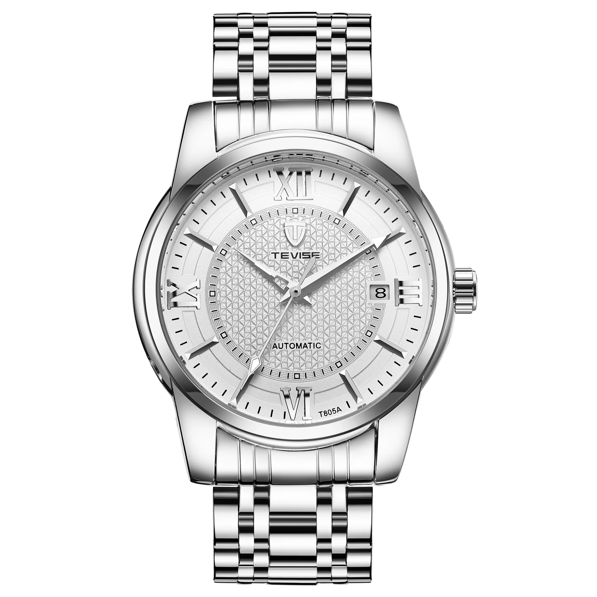 TEVISE automatico meccanico per uomo impermeabile vendita calda Business & Fashion orologio da polso in acciaio inossidabile