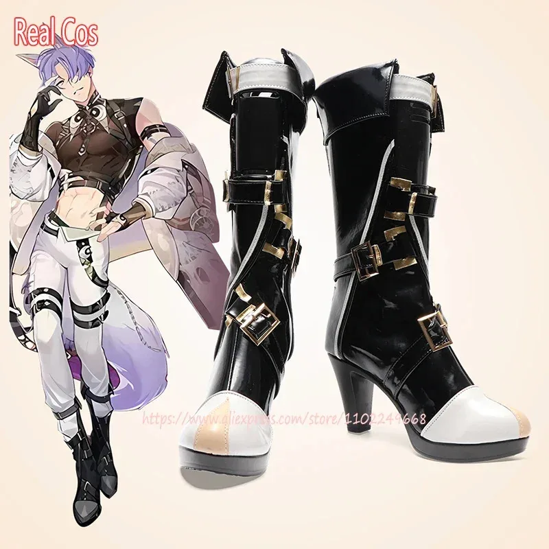 

RealCos Nu: Carnival Cosplay Kuya Shoes Women Girl Halloween High Heels Shoes Custom made