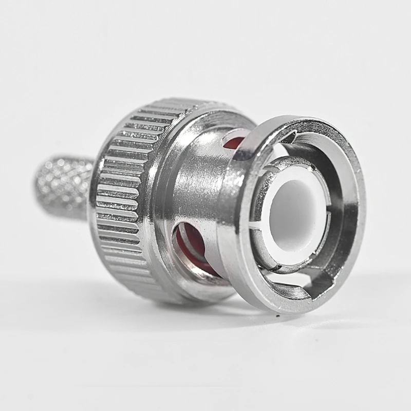 BNC Stecker Fenster Gerade Crimp für RG174 RG316 RG179 Kabel Stecker