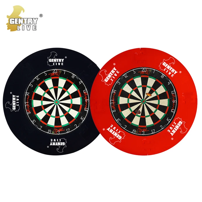 Detachable GENTRY LIVE Removable Dartboard Protector for Wall Guards Black Hemp Targets