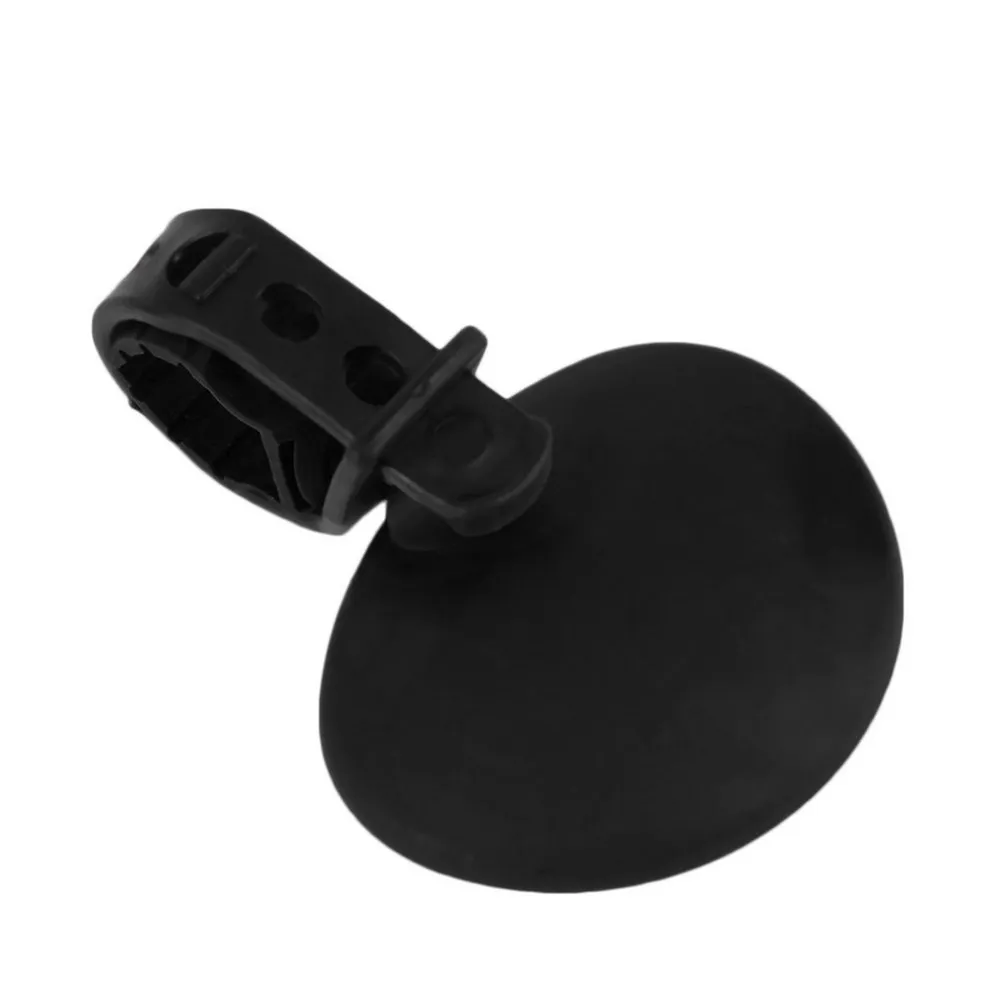 Bicycle Rear View Mirror Compact Stylish Adjustable Rotatable Hd Blast Resistant Wide Angle Fits 20-35Mm Handlebar Black