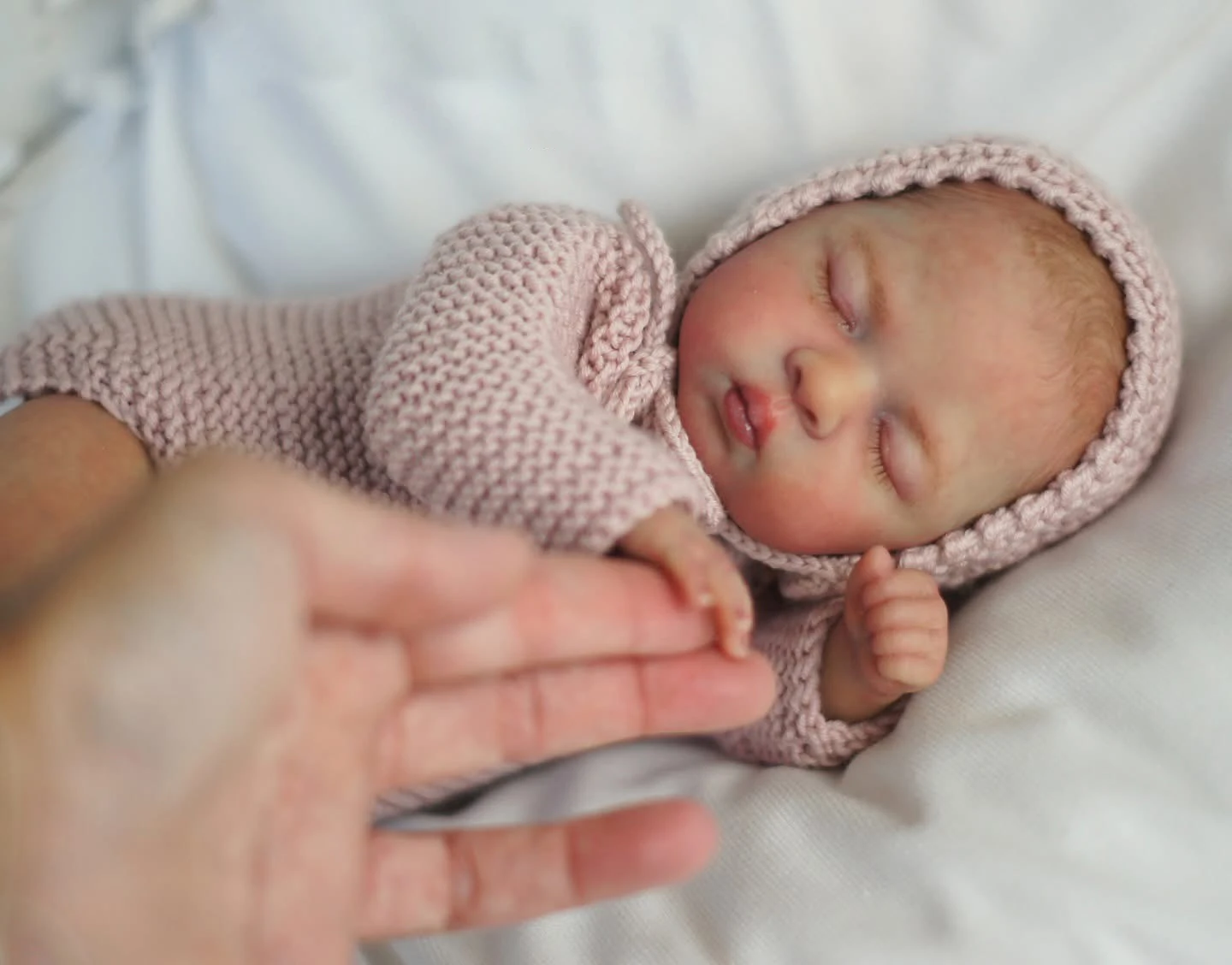 12 Zoll Luna weicher Stoffkörper, handbemaltes Haar, kuscheliges, lebensechtes Reborn-Baby, mehrere Schichten, Malerei, Sammlerstücke, Kunstpuppe