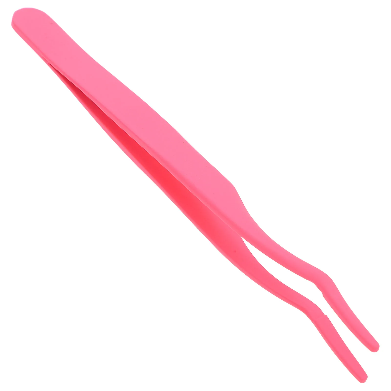 

Eyelash Tweezers Stainless Steel Anti-static Pink Dedicated Clips for Fake Eyelashes Makeup Tool Sets Perfect Angle Tip