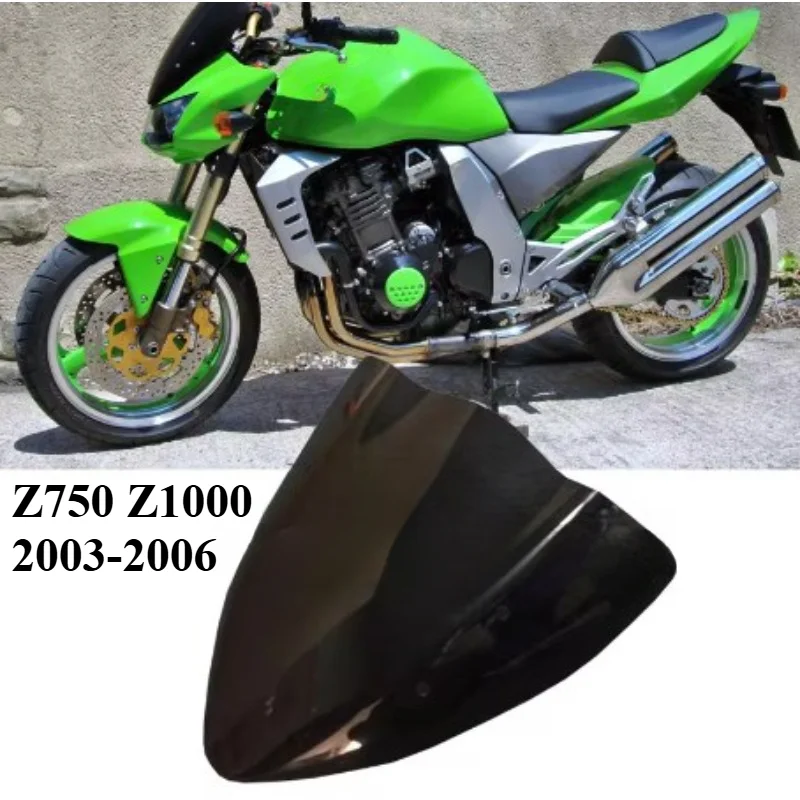 

For Kawasaki Z750 Z1000 2003-2006 Smoked Windshield, Motorcycle Accessories