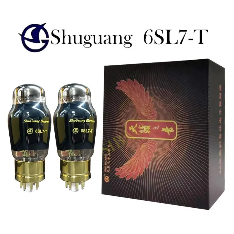 

SHUGUANG 6SL7T 6SL7-T Electronic Tube Audio Valve Replaces 6N9P 6SL7GT 6SL7 Vacuum Tube DIY Amplifier Kit Matched Quad