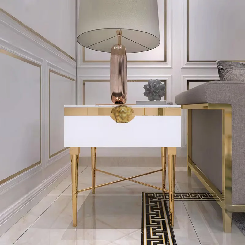 

Angle Of Sofa A Few Small Side A Few Light Luxury And Modern Contracted Living Room Side Cabinet