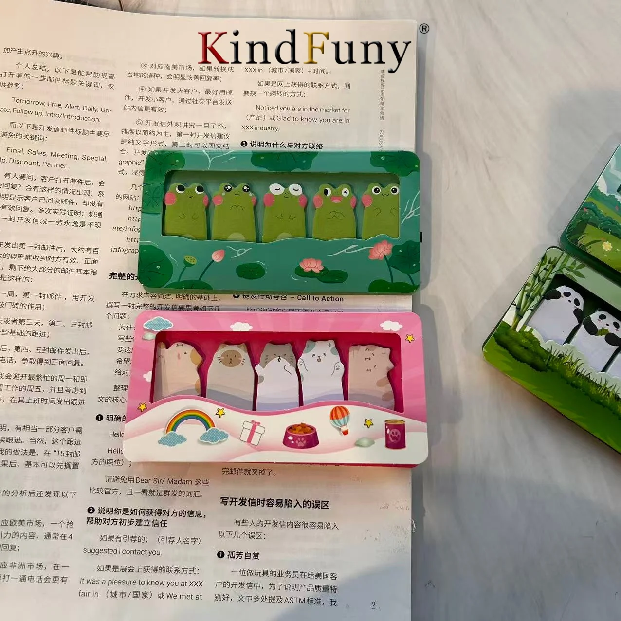 Stiker Memo Pad Kertas Tempel Seri Hewan Lucu Kartun DIY, Catatan Tempel, Notepad, Perlengkapan Sekolah & Kantor, Alat Tulis