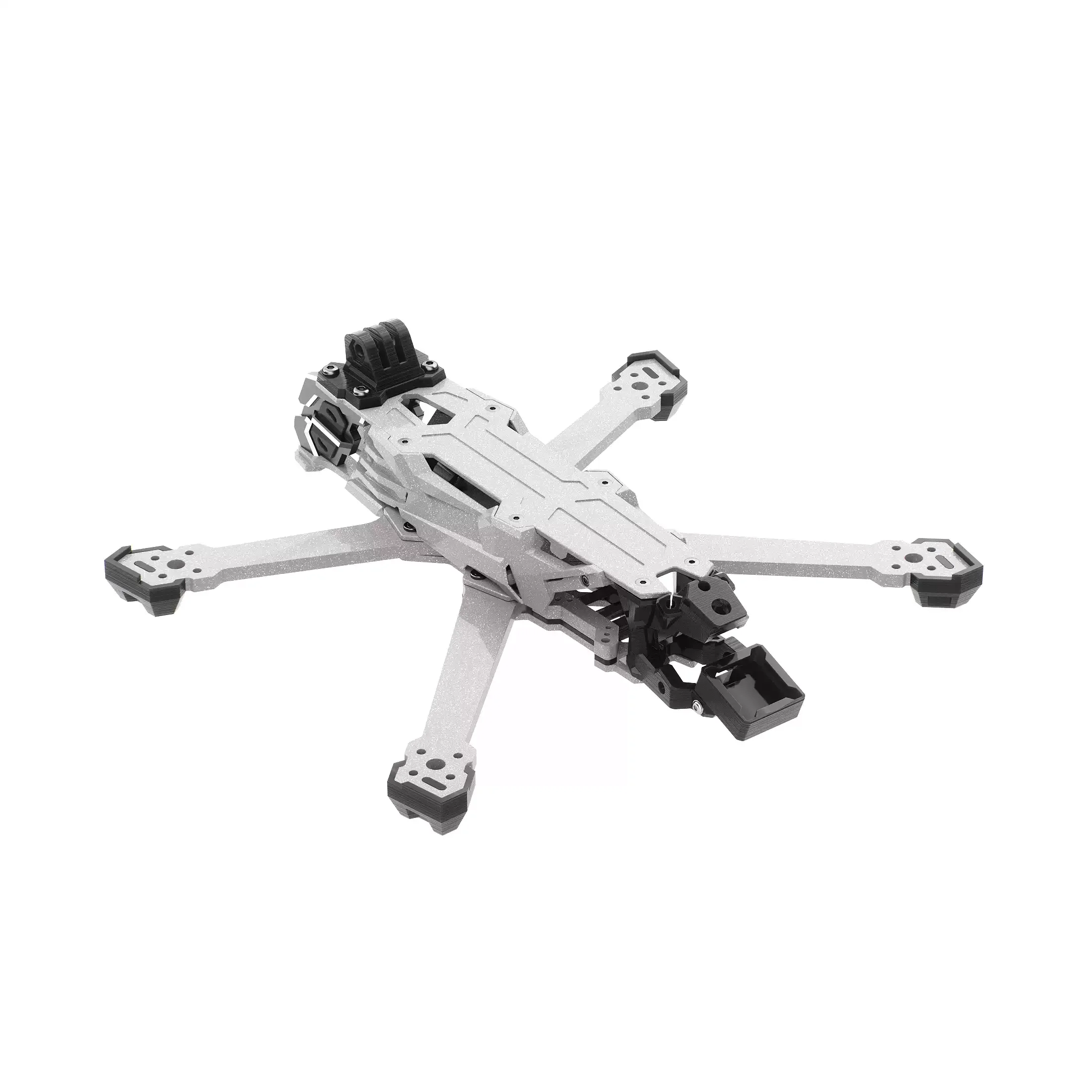 GEPRC GEP-Vapor O4 Pro Holographic White Frame, Optimized for DJI O4 Air Unit 5/6 Inch FPV Drone Builds
