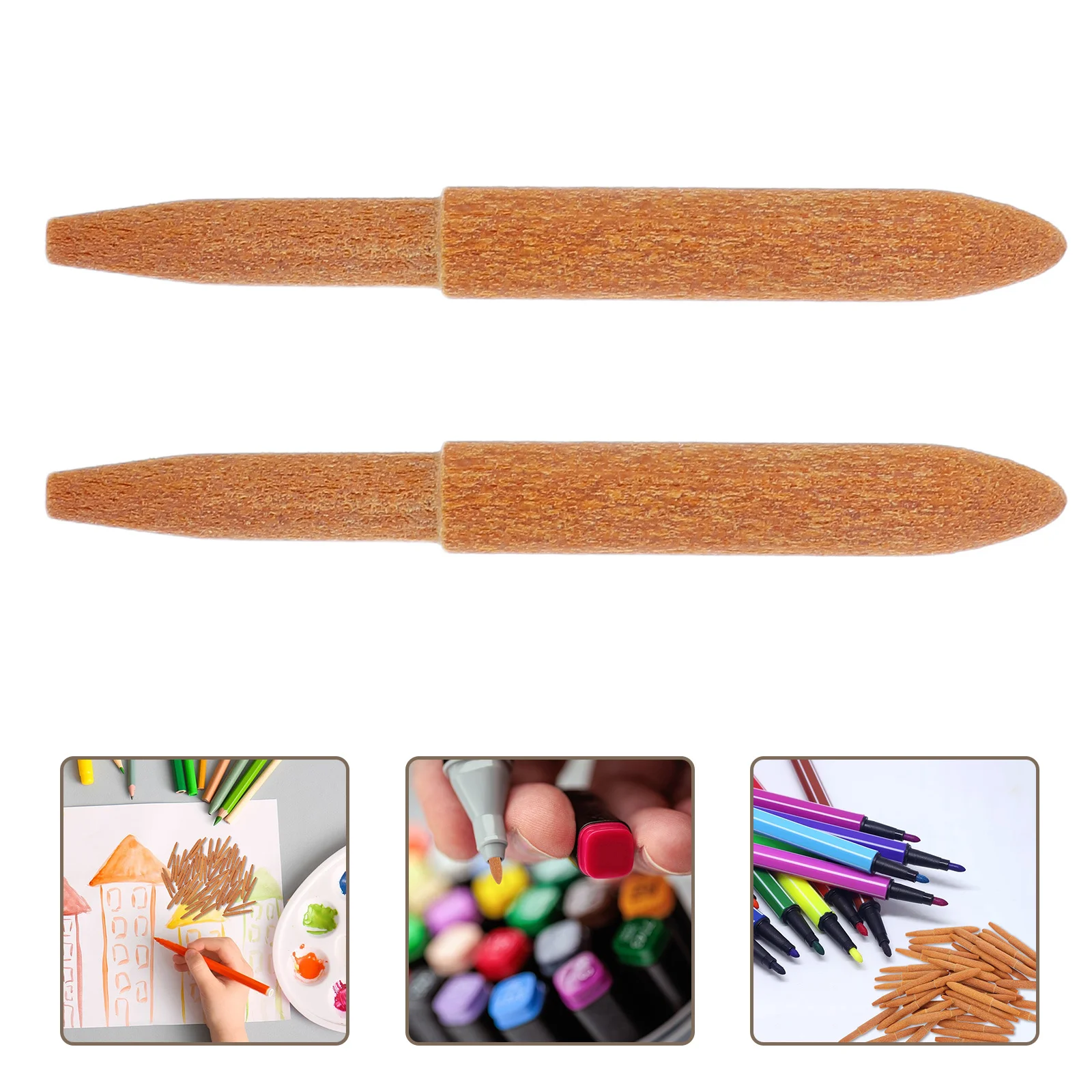 

50Pcs Replacement Pen Tips Soft Nylon Nibs Compatible with Acrylic Paint Markers Smooth Writing Marker Tips Paint Pen Tip