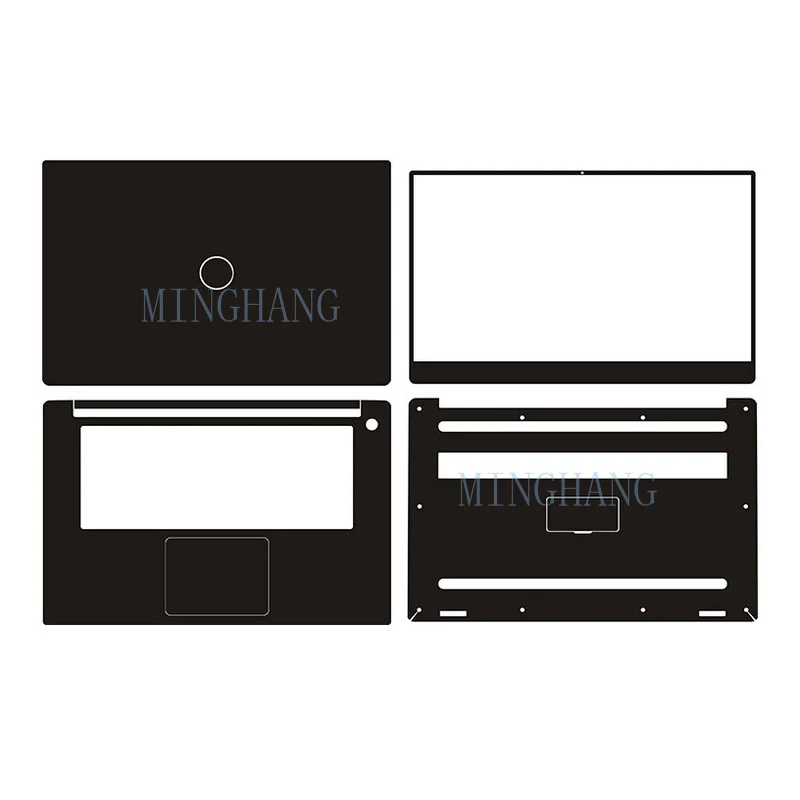 M   Laptop Sticker Skin Decal Carbon fiber Cover for Dell XPS 15-7590 15.6