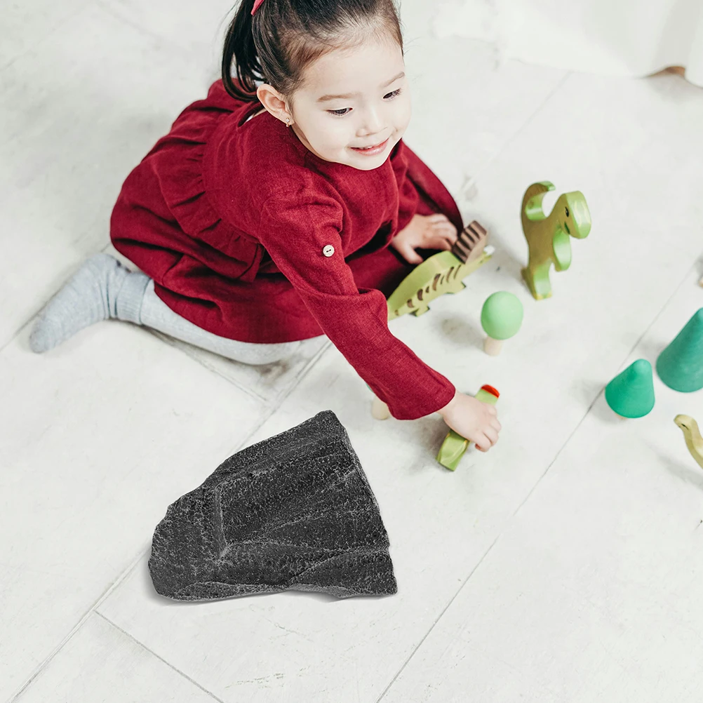 

2pcs Artificial Fake Landscape Rocks For Indoor Outdoor Decor Realistic Lightweight Foam Bonsai Aquarium Terrarium Craft Garden