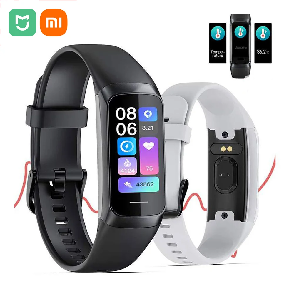 Xiaomi Mijia Smart Bracelet Women Female Color Screen Sports Heart Rate Blood Oxygen Health Sleep Multi-sport Mode Smartwatch