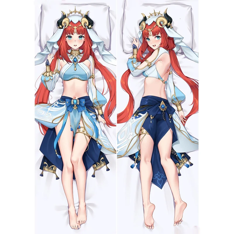 Anime Dakimakura Pillow Case Fate Sexy and Busty Nilou Double-Sided Halloween Decoration