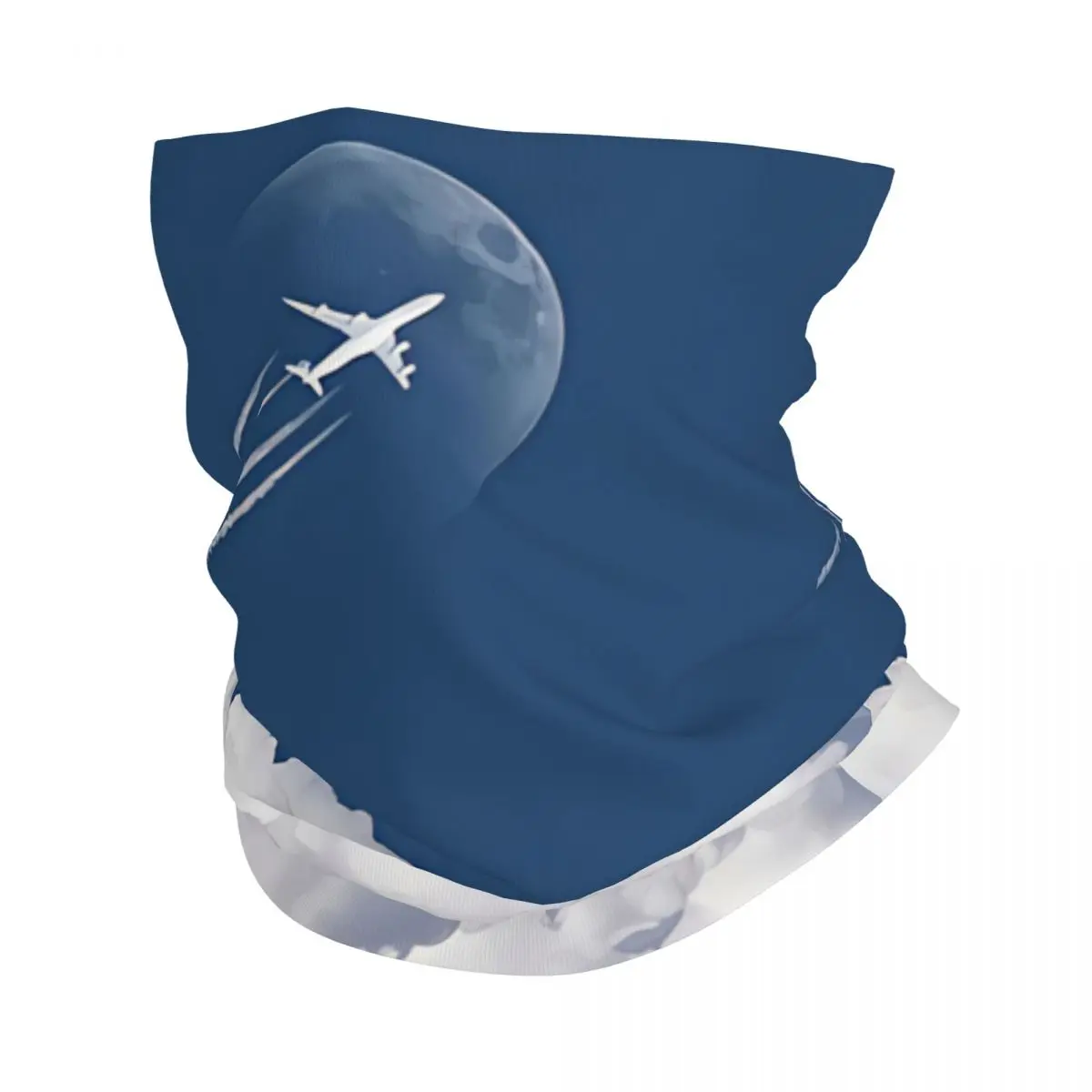 Airplane Neck Gaiter Face Scarf Cover Neck Gaiter Men Women Bandana Scarf Thin Summer