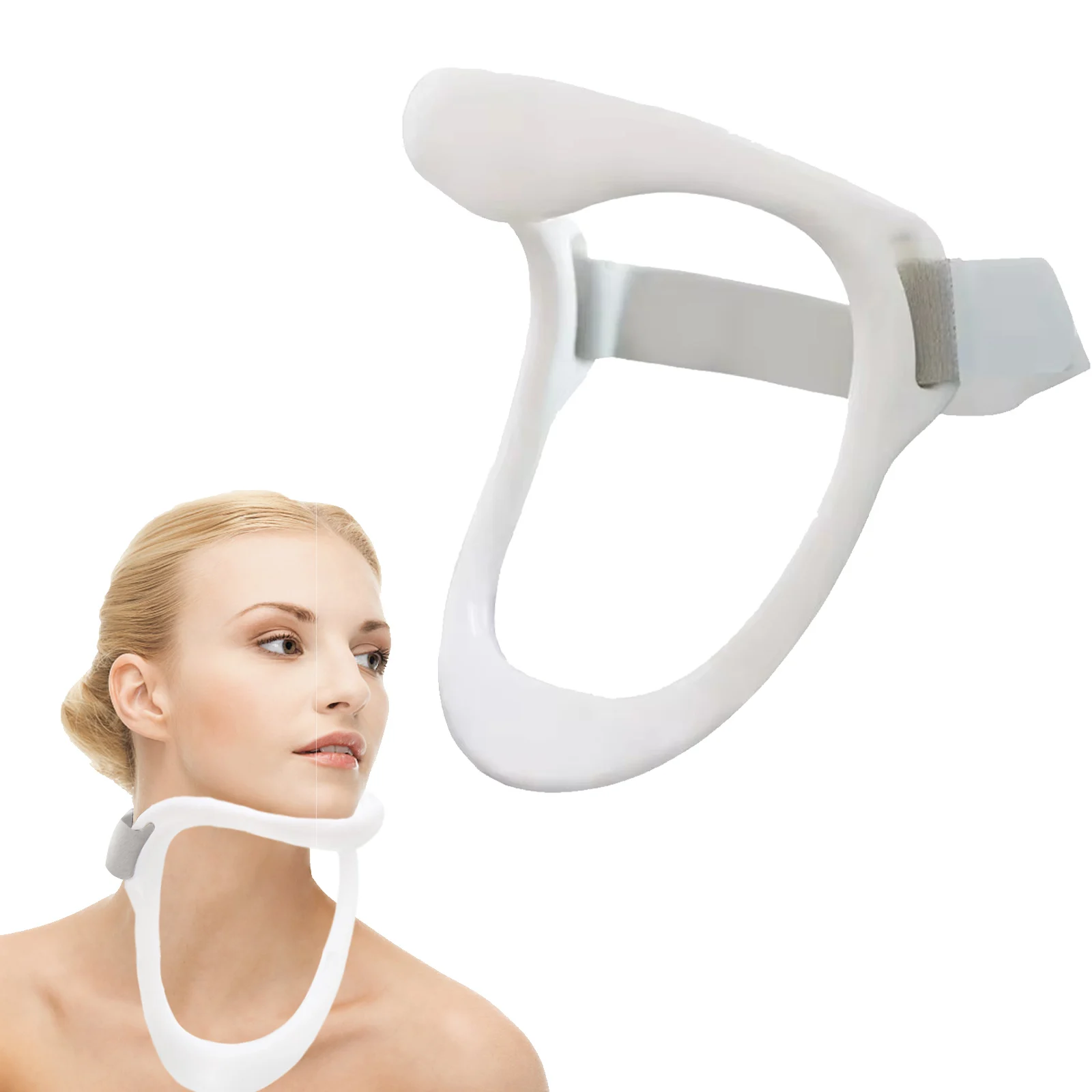 Dispositif de Correction de Posture Réglable, Dispositif de Traction Cervicale, Collier Cervical de Soutien pour la Colonne Vertébrale Cervicale, Peut Prévenir les Douleurs au Cou