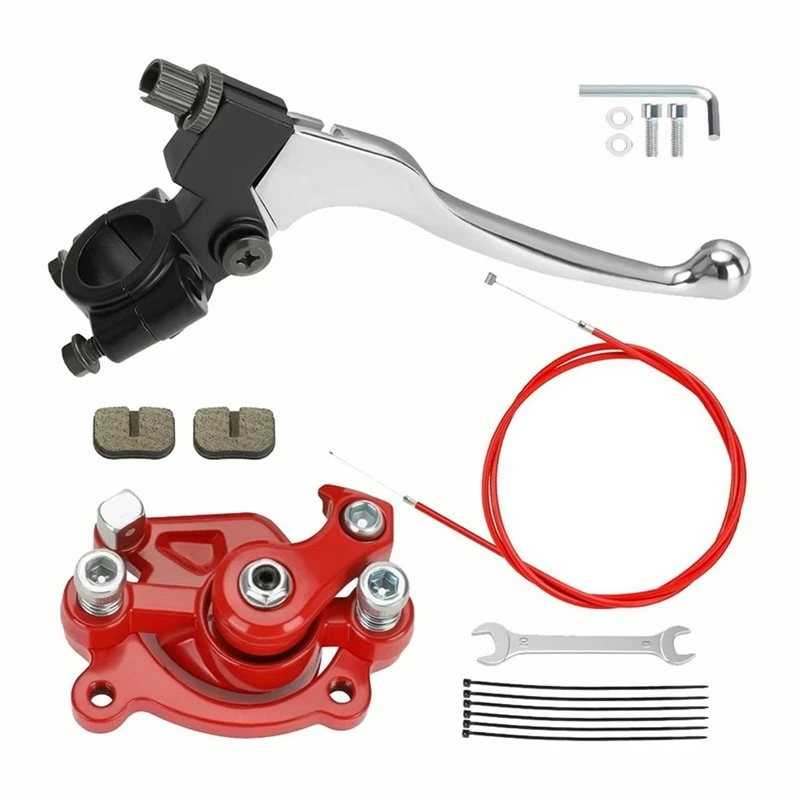 t22c-mini-bike-brake-lever-caliper-kit-for-coleman-red