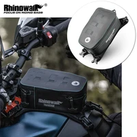 Rhinowalk-bolsa de tanque para motocicleta, impermeable, Universal, ligera, para sillín, bolsa frontal, almacenamiento de equipaje de viaje, accesorios para caja de teléfono