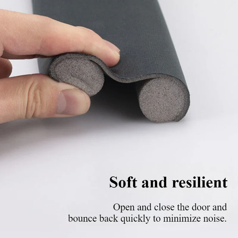 1Pc Room Door Sealing Foam Strip Door Gap Light‑Blocking Dustproof Abrasion Resistant Washable Home Door Weather Stripping