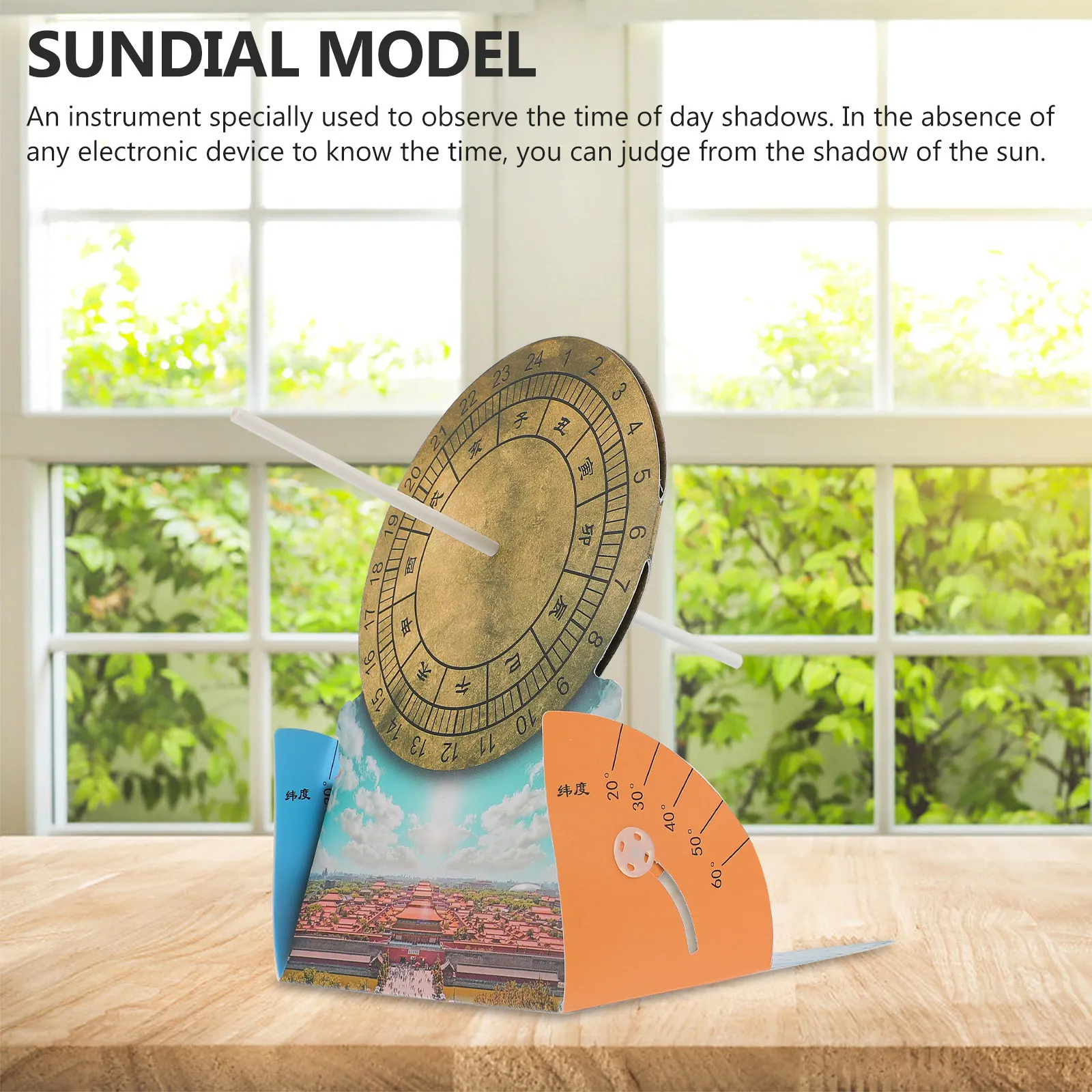 

Набор для сборки солнечных часов: развивающий обучающий набор для изучения времени, научный инструмент для детей