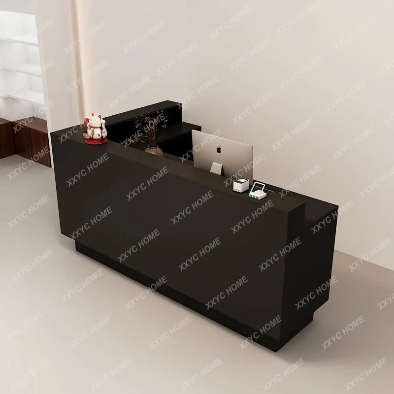 Cashier Simple Modern Reception Desks Luxury Decorations Hotel Beauty Reception Desk