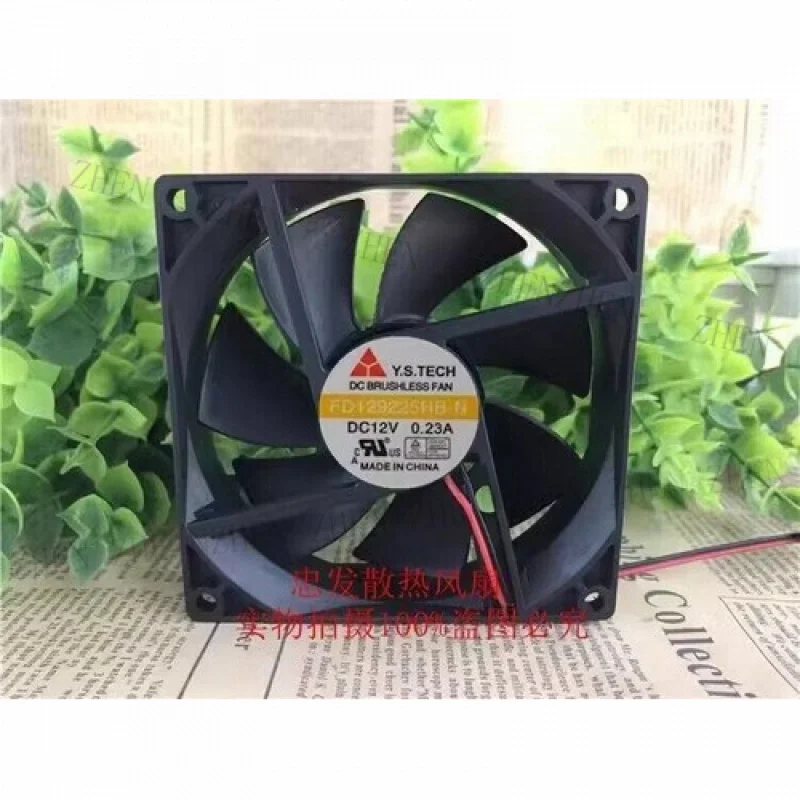 

Y 1 шт. FD129225HB-N DC12V 0,23A 2-проводной охлаждающий вентилятор