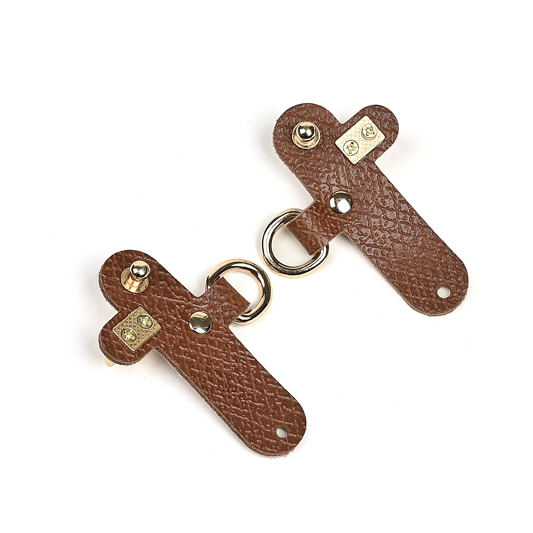 1 Set Bag Strap For Longchamp Mini Punch-free Genuine Leather Shoulder Strap Set Transformation Crossbody Strap Bag Accessories