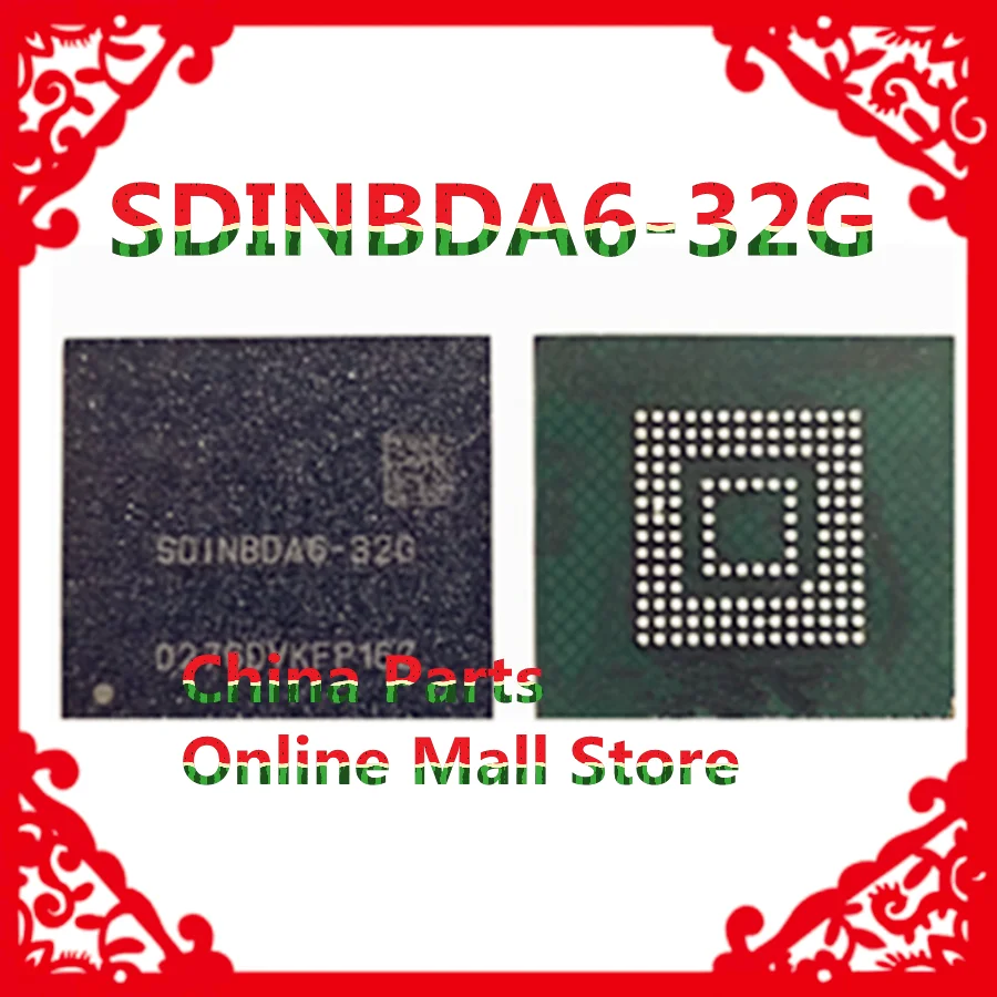 

SDINBDA6-32G 32GB5.1 version eMMC flash storage font library IC JZ448 256gb