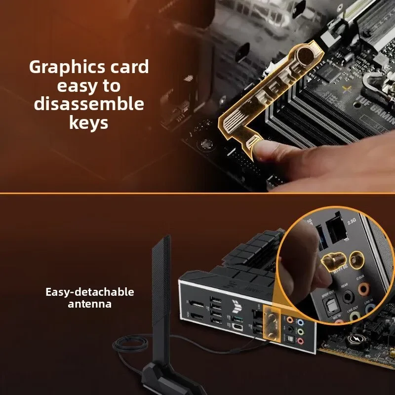 قطع فضفاضة 12700KF، محاصر مع مجموعة وحدة المعالجة المركزية لللوحة الرئيسية ASUS B760M الثقيلة Z790